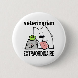 Bóton Redondo 5.08cm Veterinário Extraordinaire