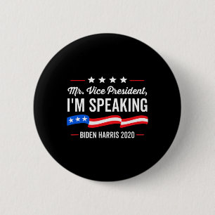 Bóton Redondo 5.08cm Vice-Presidente Estou Falando Debate 2020