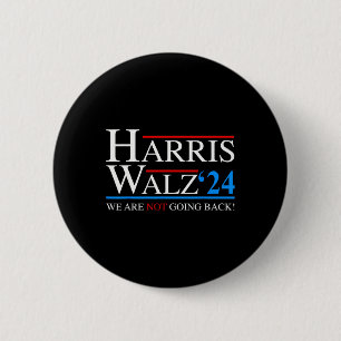 Bóton Redondo 5.08cm Vice-Presidente Kamala Harris Tim WAlzhe