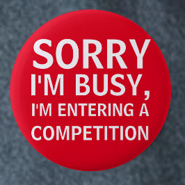 Bóton Redondo 5.08cm Viciado em competições entrando em competições com