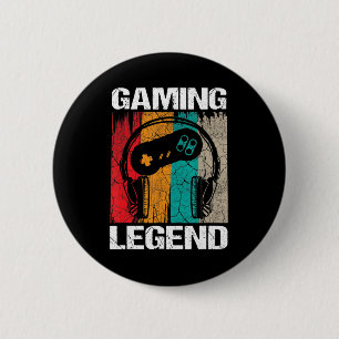 Bóton Redondo 5.08cm Videos games de jogos de legenda Gamer Dons de pre