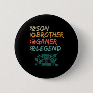 Bóton Redondo 5.08cm Videos games Engraçados De Vintage Para Meninos, I
