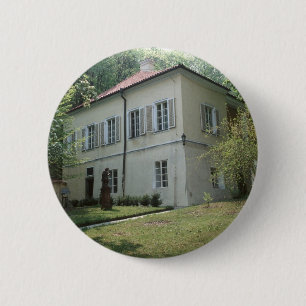 Bóton Redondo 5.08cm Villa Bertramka-Mozart-Praga