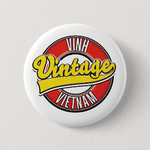 Bóton Redondo 5.08cm Vinh vietnam Retro Logo