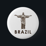 Bóton Redondo 5.08cm Vintage Brasil<br><div class="desc">Vintage Brasil</div>