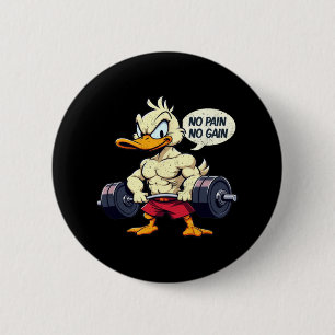 Bóton Redondo 5.08cm Vintage Buff Duck Sem Dor Sem Ganhar Carrinho De F