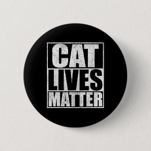 Bóton Redondo 5.08cm Vintage Cat Lives Problems Trump 2024