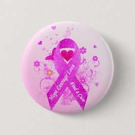 Bóton Redondo 5.08cm Vintage cor-de-rosa da fita