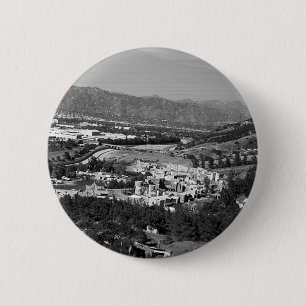 Bóton Redondo 5.08cm Vintage EUA California Hollywood Universal Studio