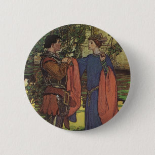 Bóton Redondo 5.08cm Vintage Hero Prince Knight Shining Armando Princes