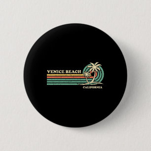 Bóton Redondo 5.08cm Vintage Retro Summer Vacage California Venice Be