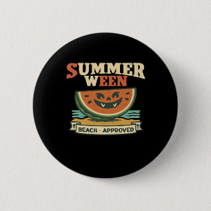 Bóton Redondo 5.08cm Vintage Spooky Summerween Watermelon - Sumo Spooky