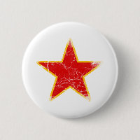 Vintage vermelho comunista da estrela