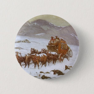 Bóton Redondo 5.08cm Vintage West, por que o correio foi atrasado por B