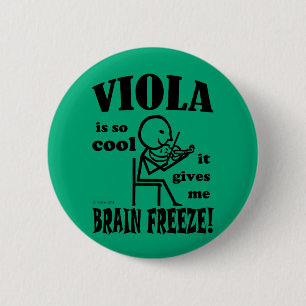 Bóton Redondo 5.08cm Viola Brain Freeze