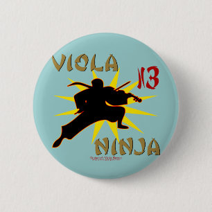 Bóton Redondo 5.08cm Viola Ninja