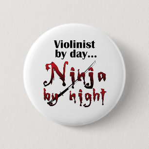 Bóton Redondo 5.08cm Violino Ninja