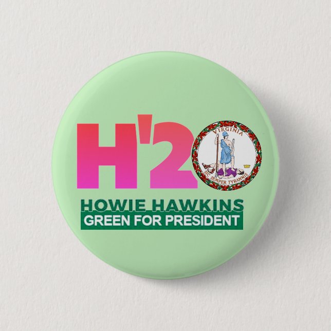 Bóton Redondo 5.08cm Virginia para Howie 2020 (Frente)
