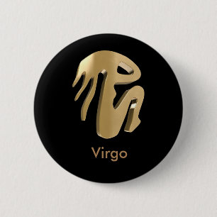 Bóton Redondo 5.08cm Virgo, Vergine