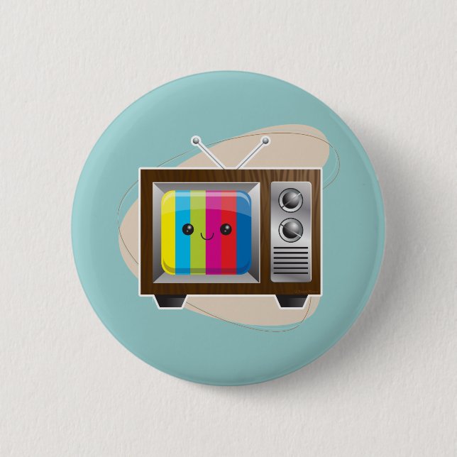 Bóton Redondo 5.08cm Visão retro (Frente)