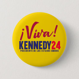Bóton Redondo 5.08cm Viva! Botão Kennedy