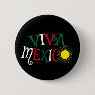 Bóton Redondo 5.08cm Viva México