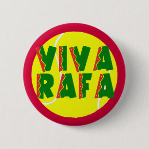 Bóton Redondo 5.08cm VIVA RAFA com bola de tênis