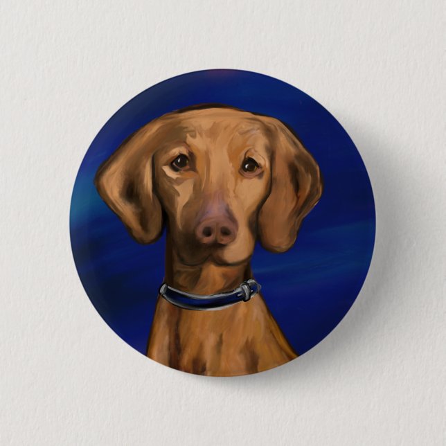 Bóton Redondo 5.08cm Vizsla (Frente)