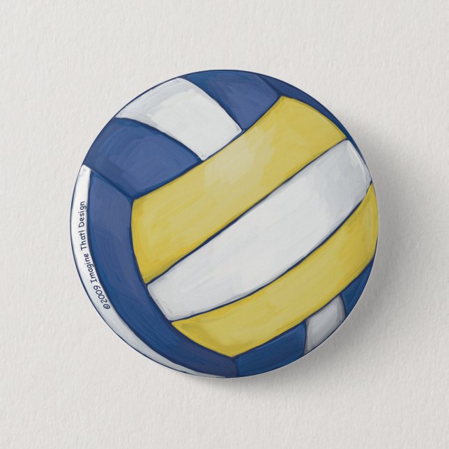 Bóton Redondo 5.08cm Voleibol (Frente)