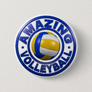 Bóton Redondo 5.08cm Voleibol surpreendente