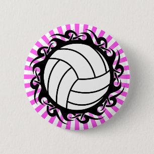 Bóton Redondo 5.08cm voleibol tribal