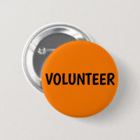 Voluntariado preto e laranja