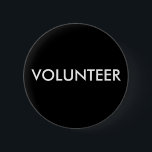 BÓTON REDONDO 5.08CM VOLUNTÁRIO<br><div class="desc">Ajude a determinar quem são seus voluntários com este botão. Você pode mudar as cores. Este é o excelente para eventos,  conferências,  shows e muito mais.</div>