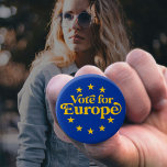 Bóton Redondo 5.08cm Votar Nas Eleições Para A Europa 2024<br><div class="desc">Votação Para O Nosso Futuro Botão Eleições 2024</div>