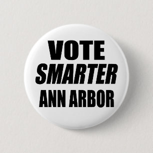 BÓTON REDONDO 5.08CM VOTAR SMARTER ANN ARBOR