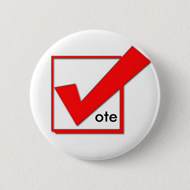 Bóton Redondo 5.08cm Voto (Frente)