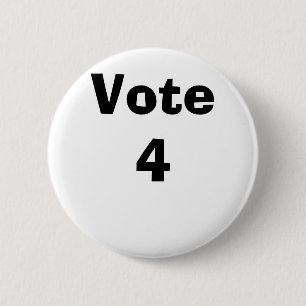 Bóton Redondo 5.08cm Voto 4