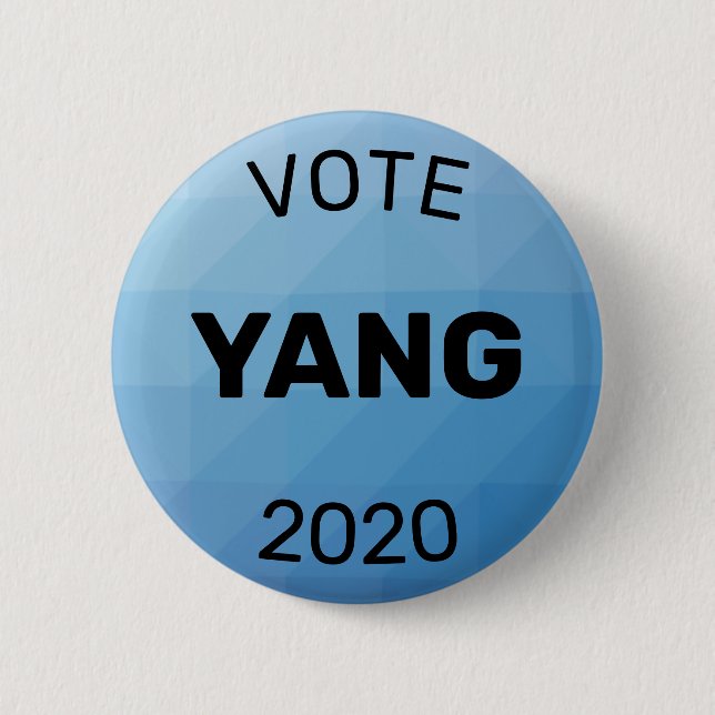 Bóton Redondo 5.08cm Voto Andrew Yang 2020 (Frente)