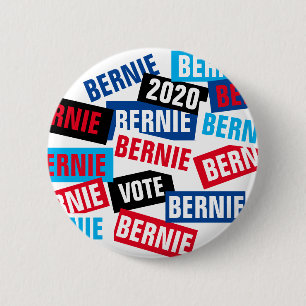Bóton Redondo 5.08cm Voto Bernie 2020