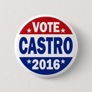 Bóton Redondo 5.08cm Voto Castro 2016