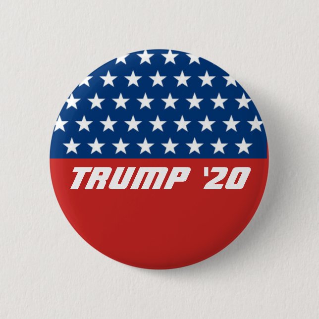 Bóton Redondo 5.08cm Voto Donald Trump 2020 (Frente)