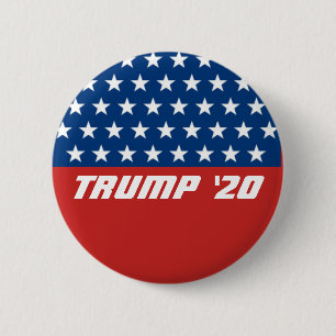 Bóton Redondo 5.08cm Voto Donald Trump 2020