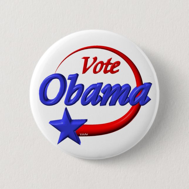Bóton Redondo 5.08cm Voto Obama 2012. Criar o futuro (Frente)