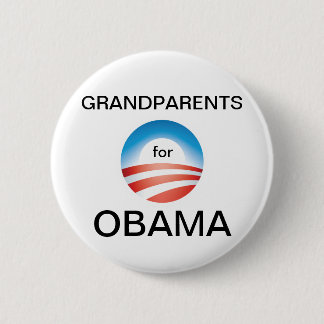Bóton Redondo 5.08cm Voto Obama das avós