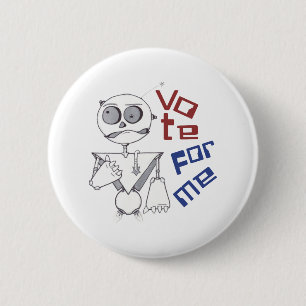 BÓTON REDONDO 5.08CM VOTO PARA MIM