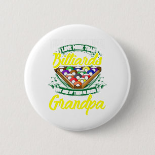Bóton Redondo 5.08cm Vovô Billiards Jogador De Piscina Ll Stick Papa G