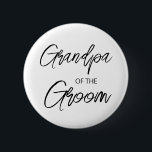 Bóton Redondo 5.08cm Vovô Escoteiro Moderno do Partido do Groom<br><div class="desc">Design moderno e elegante imprimiu o avô do script Brush do botão Grupo do Partido do Chá de panela que pode ser personalizado com seu texto. Clique no botão "Personalizar" e use nossa ferramenta design para modificar este modelo. Veja a Design de Arte Gráfica para outros produtos que combinam com...</div>