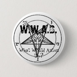 Bóton Redondo 5.08cm W.W.A.D. O que Anton faria?