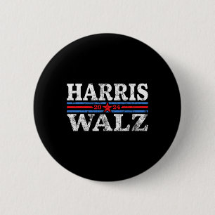Bóton Redondo 5.08cm Walz 2024 Election Kamala Harris Tim Waltz 2024 20
