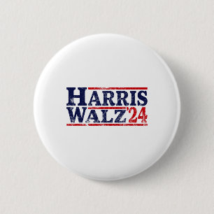 Bóton Redondo 5.08cm Walz 2024 Eleição Kamala Harris Tim Waltz 2024 16